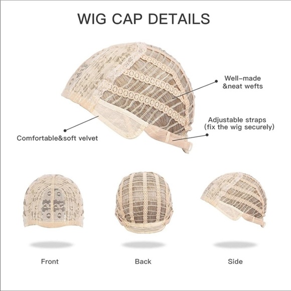 🆕️ Ombre Ash Blonde Wig with Bangs 24”Mixed Color - Picture 3 of 7